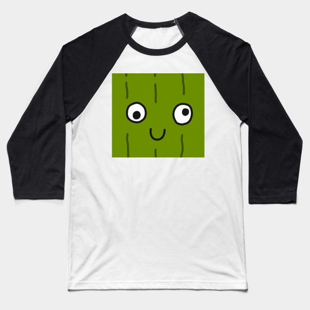 funny cucumber Baseball T-Shirt by kexa